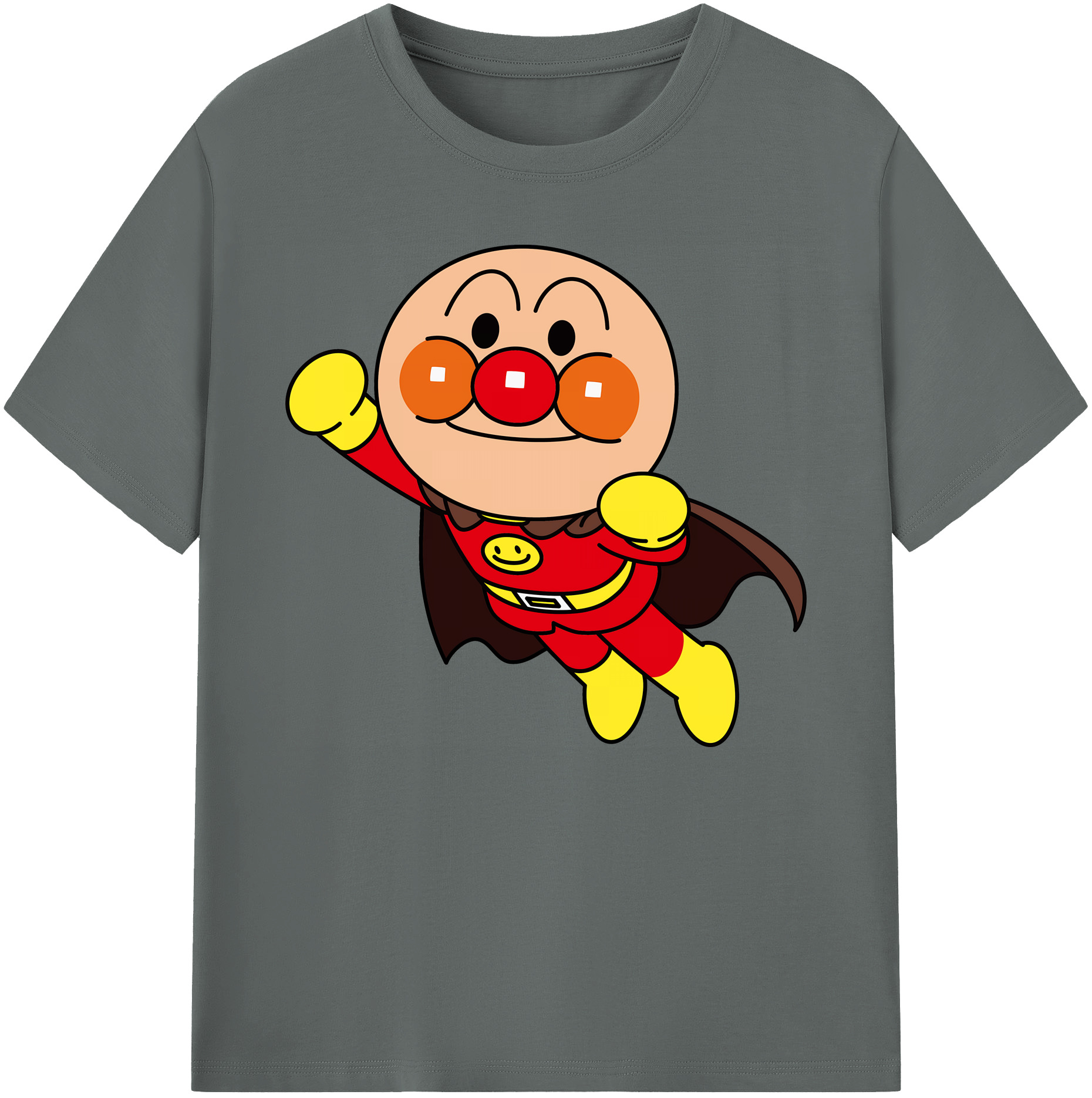 （画像用） アンパンマン Anpanman 綿100％ メンズ半袖Tシャツ｜肌触りやわらか＆通気性